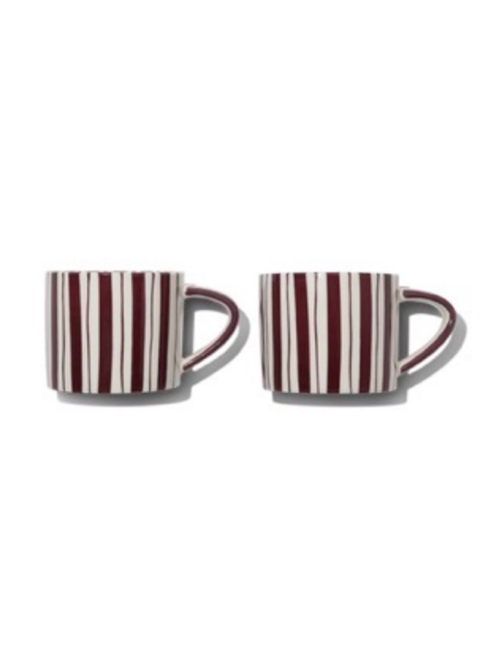 Noon & Moon Cherry Lacquer Set of 2 Mugs